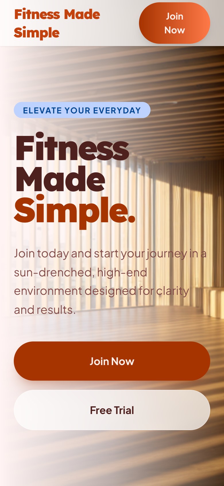 Fitness Made Simple